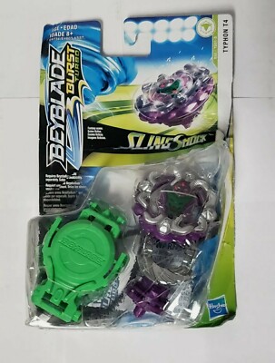 Beyblade Burst Turbo Slingshock Typhon T4 Starter Pack,  Package Damage 