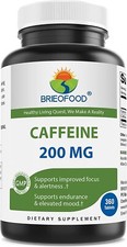 Brieofood Caffeine Pills 200mg 360 Tablets