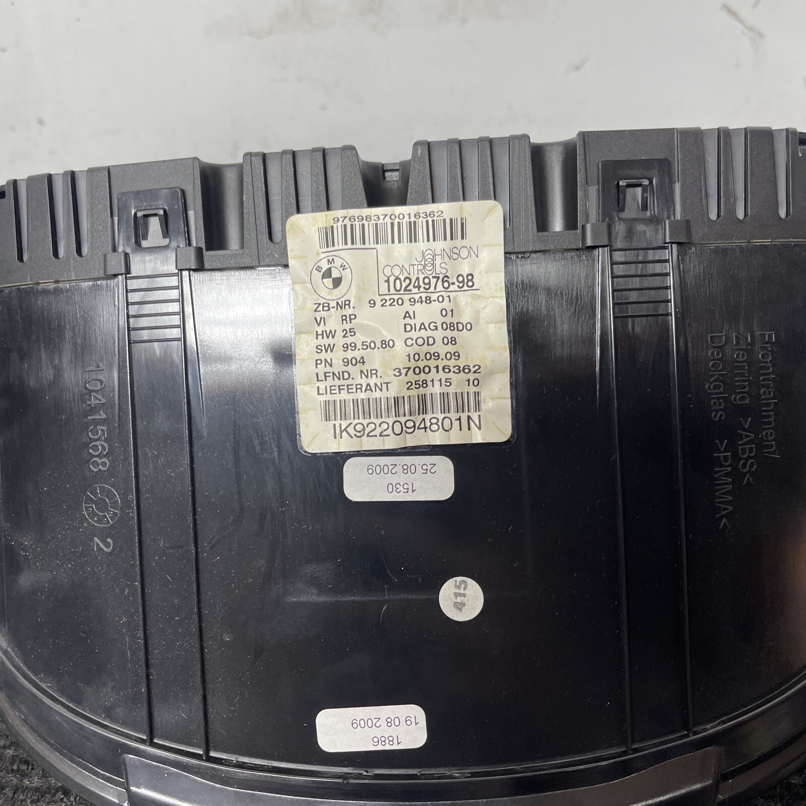 ☑️ 0813 BMW E82 E88 135I N54 N55 INSTRUMENT GAUGE CLUSTER SPEEDOMETER