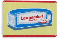 TIN SIGN Langendorf Bread Metal Décor Art Kitchen Farm Store A469