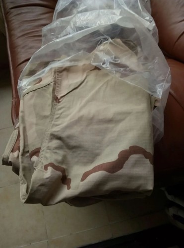 Tricolor Desert Camo Combat Training Uniform suit Long Sleeve Pants DCU Suit - Picture 16 of 19