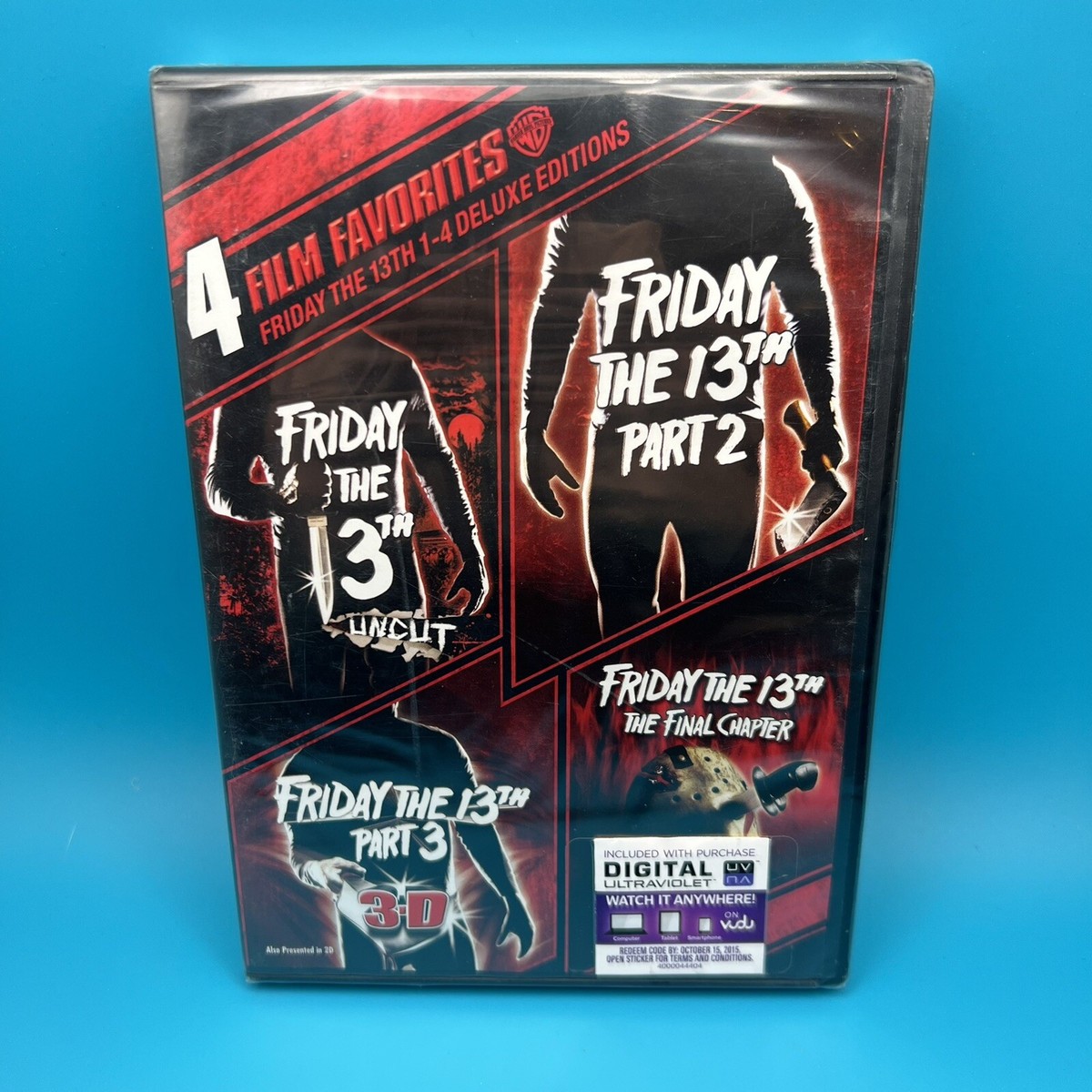 Friday the 13th 1-4 Deluxe Editions (DVD, 4 FILMS) 80's