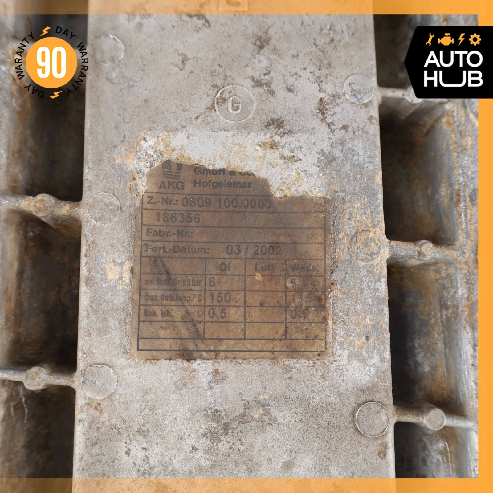 02-07 Maserati Coupe 4200 M138 Quattroporte Engine Oil Heat Exchanger OEM 50k