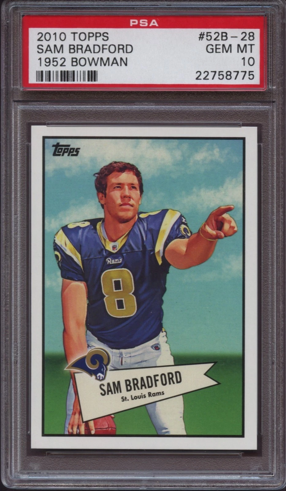Sam Bradford Topps 1952 Bowman #52B28 Base