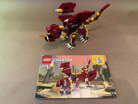 LEGO CREATOR 3in1: Mythical Creatures (31032) - 100% Complete With All 3 Manuals