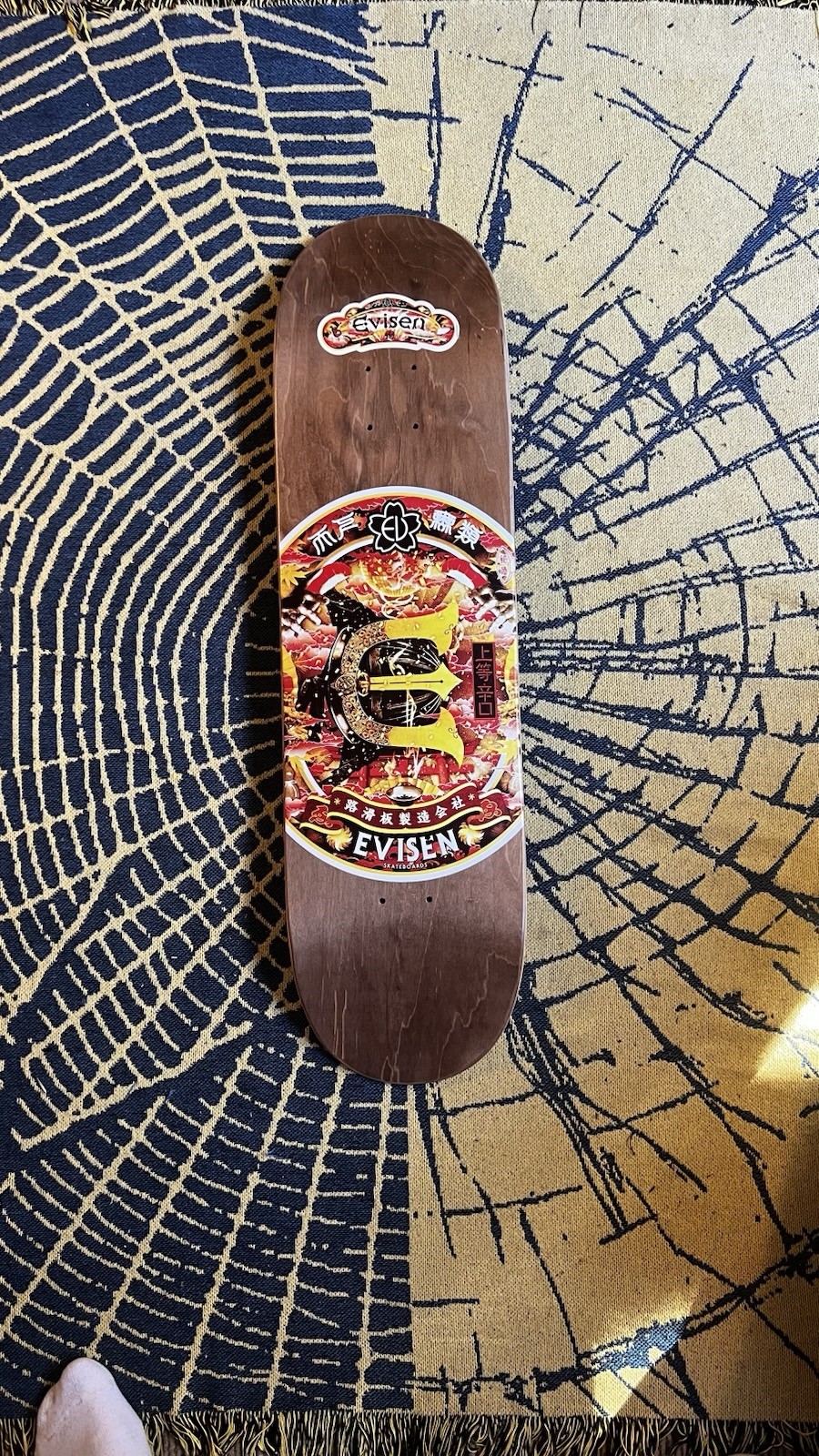 S &ldquo;kabuto Sake&rdquo; Skate Deck 8.125&rdquo;