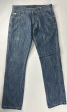 South Pole Men  s Jeans Size 30 X 30 straight leg blue denim light wash, Y2K