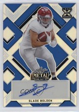 2022 Leaf Metal Draft Blue Prismatic 21/30 Slade Bolden #BA-SB1 Auto 1k0w