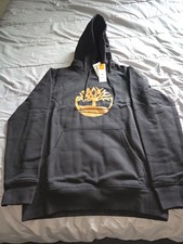 Mens Timberland Classic Tree Logo Hoodie color black size mens medium