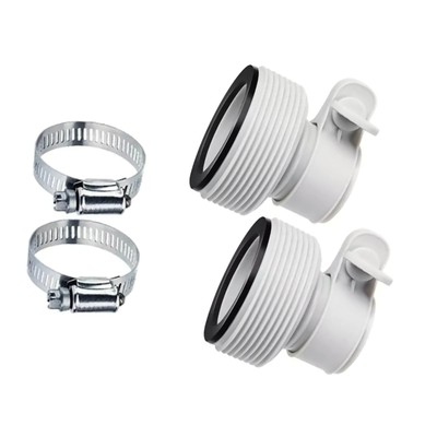 2* Filter Pump Hose Adapter B Hose 1.25'' To 1.5'' For Bestway Coleman Intex