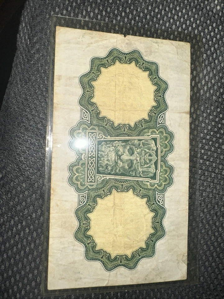 Banco Irlandês Nota de Uma Libra 53F151778 Irlanda Moeda Lady Lavery 1960 - Imagem 3 de 3