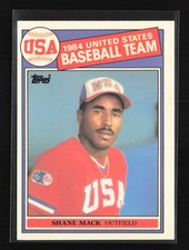 1985 Topps #398 Shane Mack Collector's Edition (Tiffany) Rookie