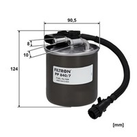 Filtron Kraftstofffilter PP 840/7 Leitungsfilter FüR Mercedes Sprinter B907 B910
