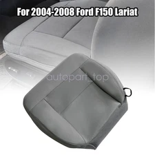 Driver Side Bottom Cloth Seat Cover 04-2008 For Ford F150 Crew/Extended Cab Gray