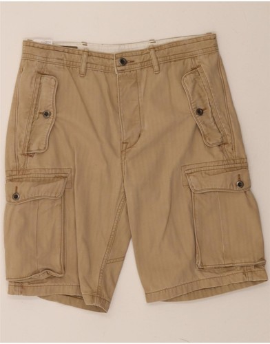 LEVI'S Mens Cargo Shorts W32 Medium Beige Cotton DI26