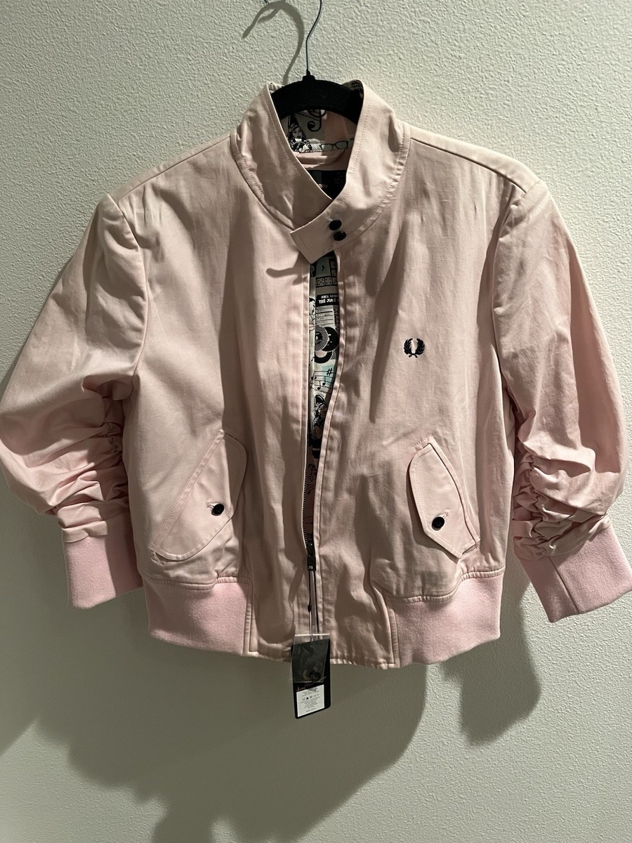 Fred Perry X Amy Winehouse Pink Bomber Jacket NWT Large | eBay