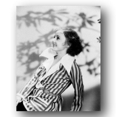 Nancy Carroll Photo 8x10 Portrait 1928 Paramount Pictures Actress Striped Jacket