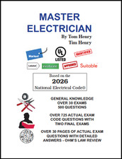 2026 Master Electrician Exam Questions & Answers by Tom Henry