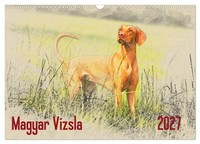 "Calendar 2027 · US Version · Hungarian Vizsla 2027 (Wall Calendar 2027 17\" × 12\""