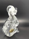 Murano La Serenissima Labeled Dog 6" tall — photo 1