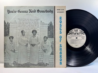 RARE PROMO Gospel Soul LP ROSES OF SHARON You're Gonna Need Somebody HSE 1973 VG