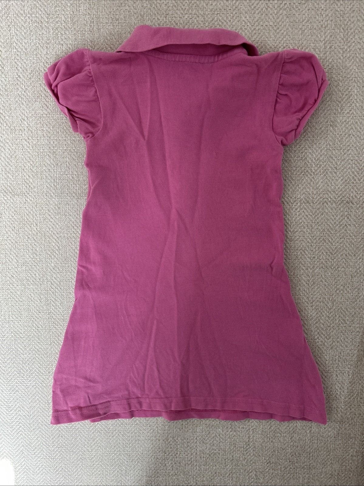 Ralph Lauren Dress Girls 4/4T Pink Polo Embroidered Pony Preppy thumbnail 4