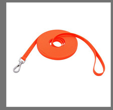Waterproof Dog Training Leash 30FT Heavy Duty Recall Long Lead Orange