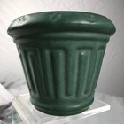 ROSEVILLE POTTERY MATTE GREEN JARDINIERE 4"h X 5" PLANTER — photo 7
