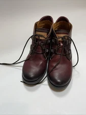 Pikolinos Red Lace-Up Ankle Boots - Women's EU Size 38 - US Size 8