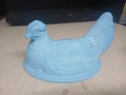 Vintage Blue Milk Hen On Nest JA 377