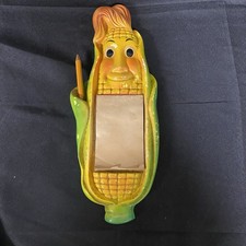 ChalkWare Plaster Corn Note Holder Made In US...