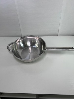Wolfgang Puck Cafe Collection 18/10 Stainless Steel 10  Stir Fry/Saucier Skillet