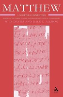 Matthew A Shorter Commentary Dale C. Jr. Allison Taschenbuch Englisch 2005