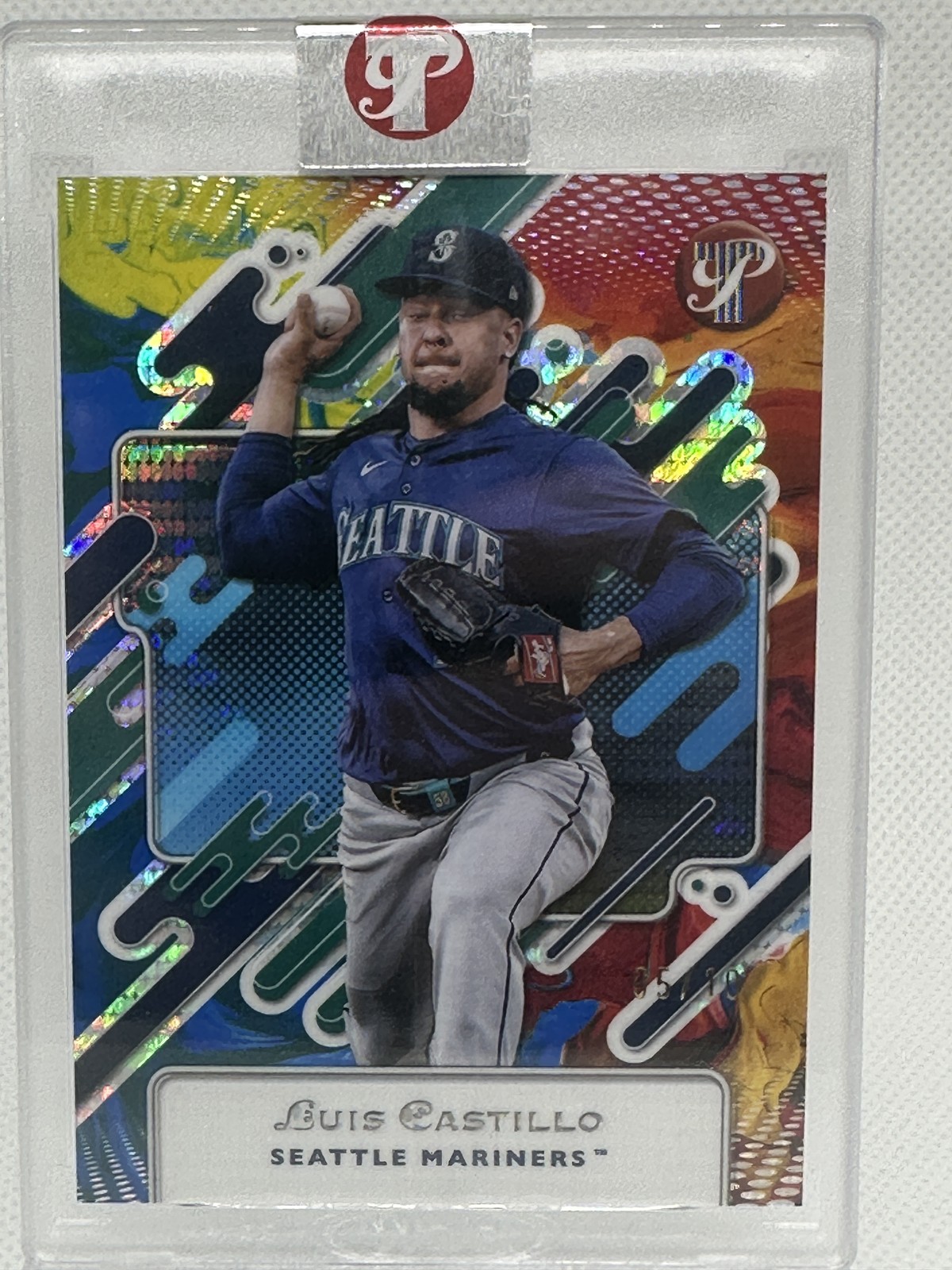 2025 Topps Pristine #230 Luis Castillo Pristine Primaries Refractor #/10