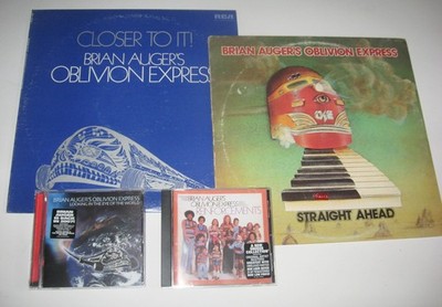 Brian Auger Music Lot of 4 items Vinyl CD Good to Very good All play well.