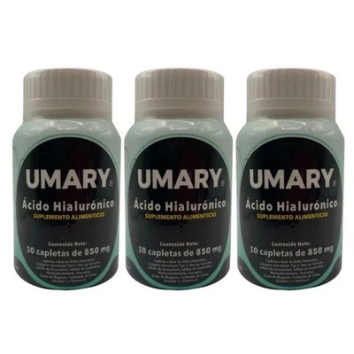 3 Hyaluronic Pack Acid 30 Capsules 850mg