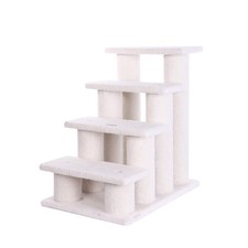 Armarkat Pet Steps, 4-steps, B4001, Ivory, 17"(W)x25"(D)x25"(H), each platform 7