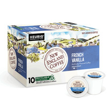 NEW ENGLAND COFFEE FRENCH VANILLA K-CUP PODS 10CT