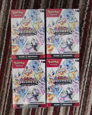 Pokemon -  Scarlet & Violet Prismatic Evolutions Booster Bundle Sealed
