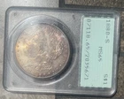 1880S Silver Morgen $1 PCGS.MS70 With Nice Toning