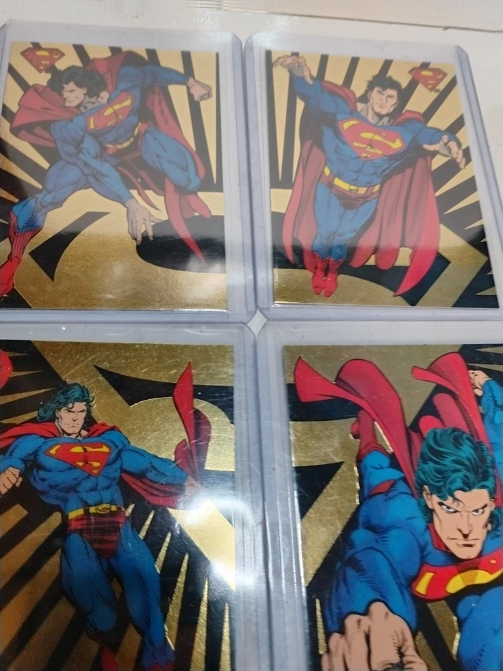1993 The Return of Superman Complete Foil Set SP1-SP4 from SkyBox - Image 2 of 4