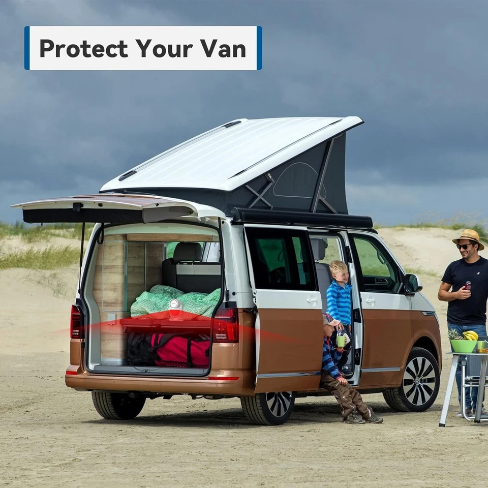 25dB Loud Motion Sensor Alarm with 328ft Remote Control 40ft PIR Detector - image 2 of 4