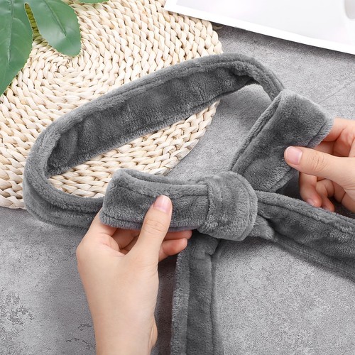 Robe Belt,180 x 4.5cm/70.87 x 1.77 in Robe Belt Replacement,Grey Robe Tie,Uni... - Picture 4 of 7