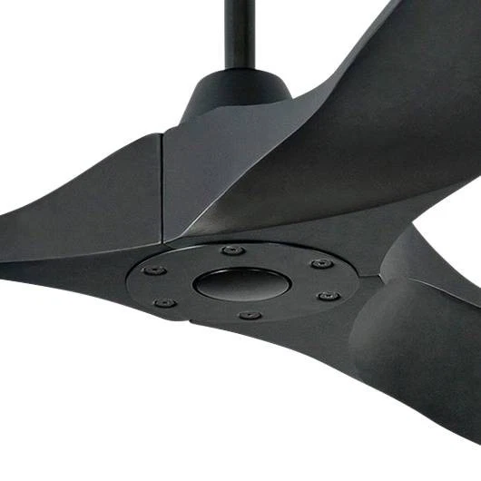 60" Visual Comfort Maverick Matte Black Ceiling Fan with Remote - Image 3 of 3