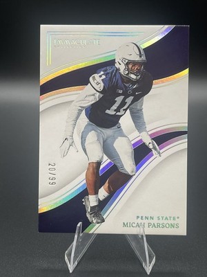 2023 Panini Immaculate Collegiate Micah Parsons Penn State #35 20/99