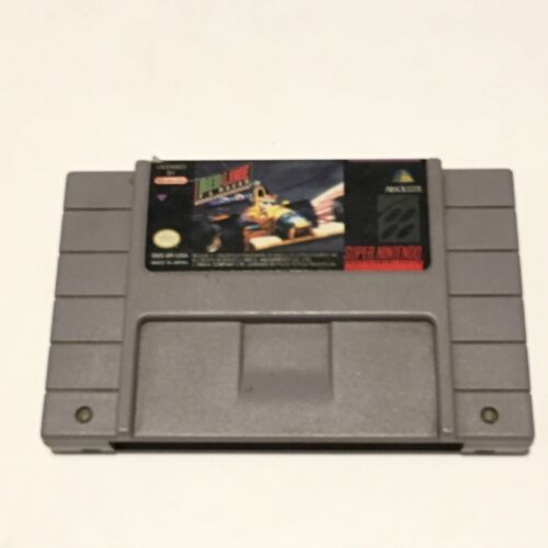 Redline F-1 Racer (Super Nintendo, 1993) Cartridge Only Tested SNES Game - Afbeelding 1 van 3