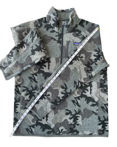 Patagonia Men's Better Sweater 1/4 Zip River Delta Multi Camo Size Large - Picture 4 of 7