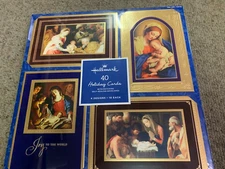 Hallmark Holiday Cards with Self-Sealing Envelopes 4 Design 40 cards Religious