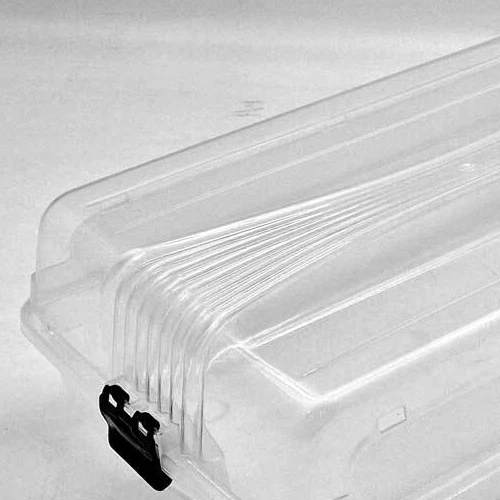 SCATOLA PORTA SCARPE CONTENITORE ORGANIZER PORTASCARPE SALVASPAZIO 21*36*13 cm - Immagine 4 di 4