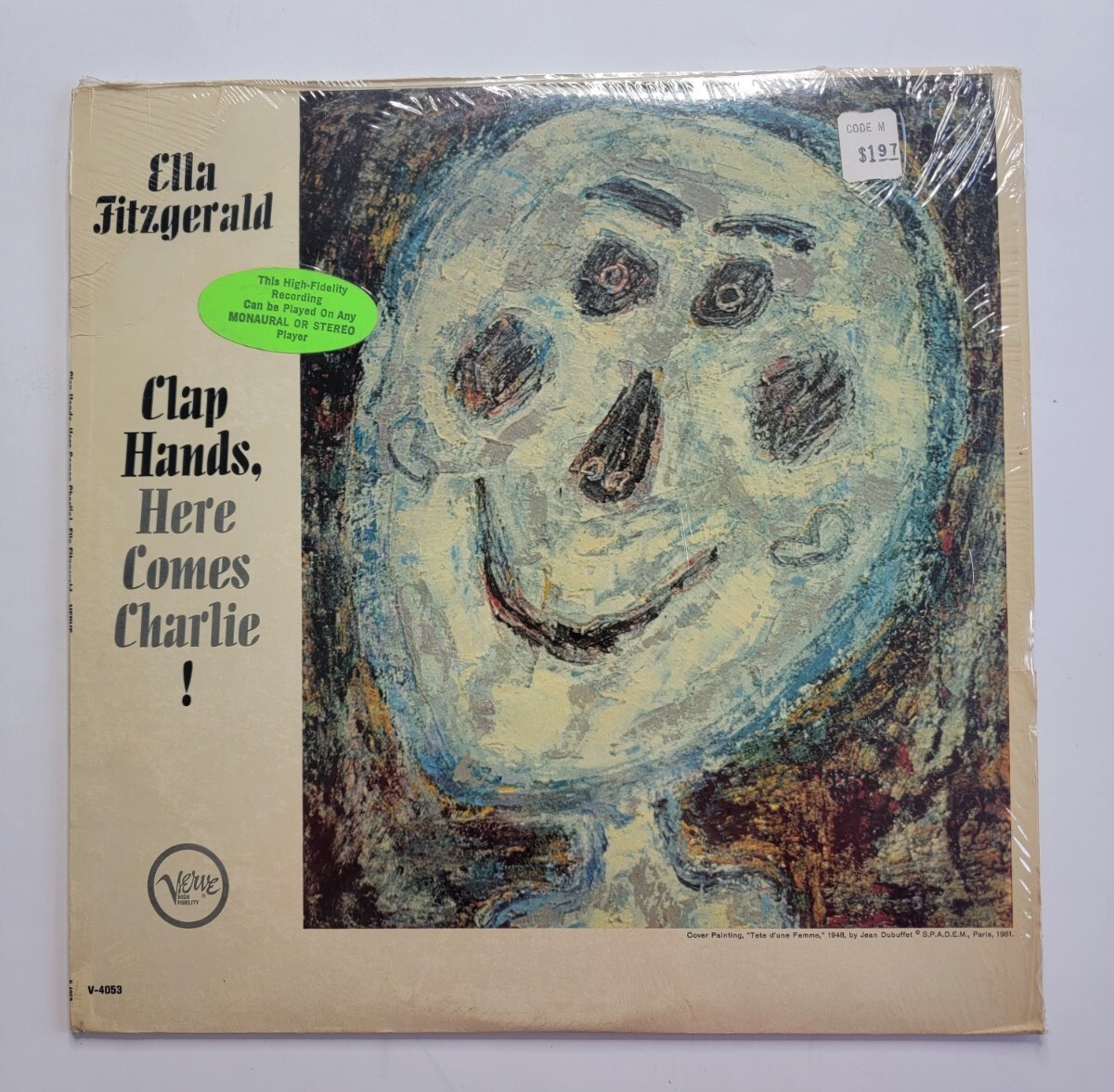 Ella Fitzgerald Clap Hands Here Comes Charlie! 1961 Verve V